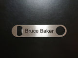 BOTTLE OPENER (STAINLESS STEEL) - Laser Cutting Engraving Etching Brisbane