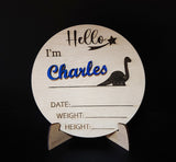 BABY BIRTH PLAQUE - Laser Cutting Engraving Etching Brisbane