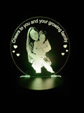 ACRYLIC LED NIGHT LIGHT - Laser Cutting Engraving Etching Brisbane