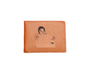 🔶Custom Leather Wallet - Brisbane laser cutting engraving etching