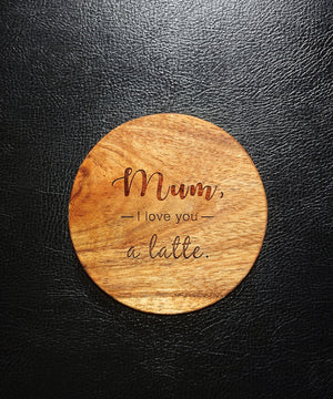 🔶Wood Coasters - Brisbane laser cutting engraving etching