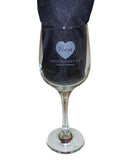 CUSTOM LASER ETCHING WINE GLASS