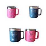 YETI STANLEY POWDER COATED DRINKWARE ENGRAVING