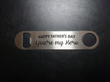 BOTTLE OPENER (STAINLESS STEEL) - Laser Cutting Engraving Etching Brisbane