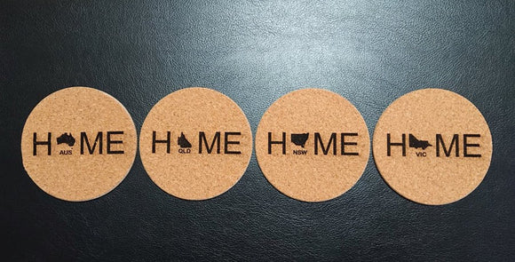 DRINK COASTERS - Laser Cutting Engraving Etching Brisbane