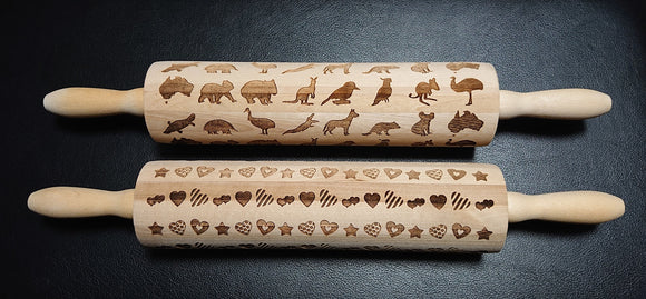 EMBOSSING ROLLING PIN - Laser Cutting Engraving Etching Brisbane