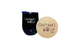 TUMBLER AND COASTERS PACK - Laser Cutting Engraving Etching Brisbane