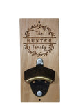 COMPACT WALL MOUNTED BOTTLE OPENER - Laser Cutting Engraving Etching Brisbane