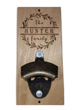 COMPACT WALL MOUNTED BOTTLE OPENER - Laser Cutting Engraving Etching Brisbane