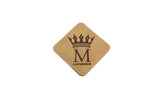 CUSTOM LEATHER PATCH - Laser Cutting Engraving Etching Brisbane