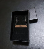 NAME NECKLACE (PATTERNS) - Laser Cutting Engraving Etching Brisbane