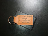 LEATHER KEYRING - Laser Cutting Engraving Etching Brisbane