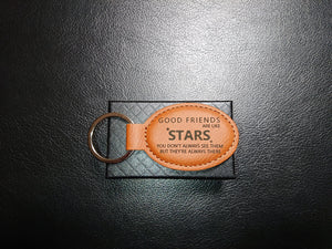 LEATHER KEYRING - Laser Cutting Engraving Etching Brisbane