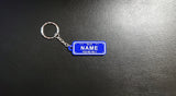 REGO NAME KEYRING - Laser Cutting Engraving Etching Brisbane