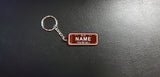 REGO NAME KEYRING - Laser Cutting Engraving Etching Brisbane