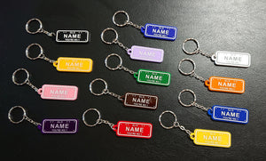 REGO NAME KEYRING - Laser Cutting Engraving Etching Brisbane