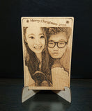 WOODEN PHOTO - Laser Cutting Engraving Etching Brisbane